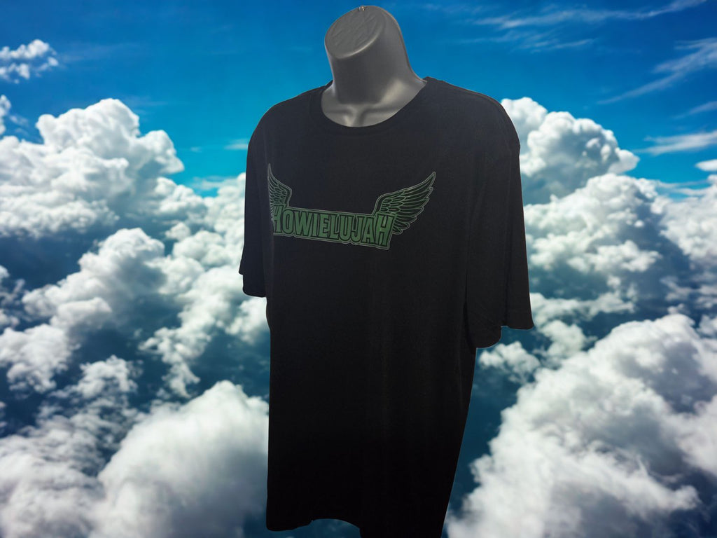 Gateway Letters Tee – Black/Green gallery image 3