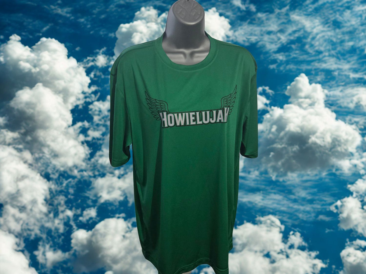 Gateway Letters Tee – Green/Gray gallery image 2