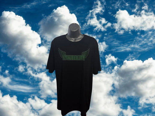 Gateway Letters Tee – Black/Green gallery image 2